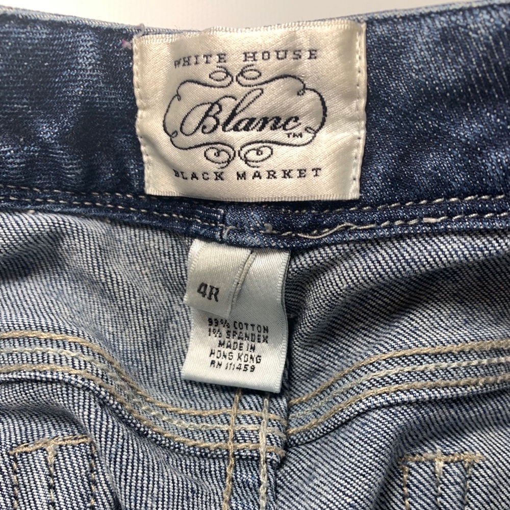 White House Black Market | Denim Jeans Size  4R - Picture 9 of 10